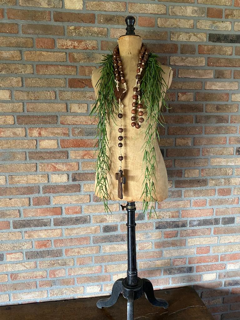 Brocante oude Franse paspop, Antiek en Kunst, Ophalen