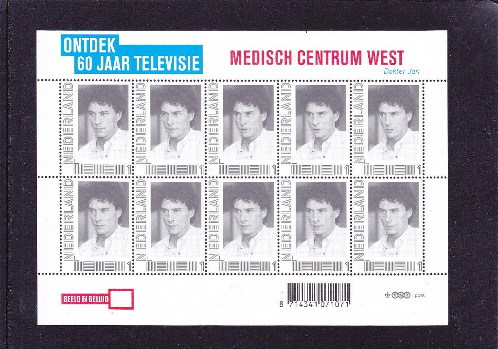 Persoonlijke zegels Medisch Centrum West 60 jaar TV (1172), Postzegels en Munten, Verzenden, Postfris