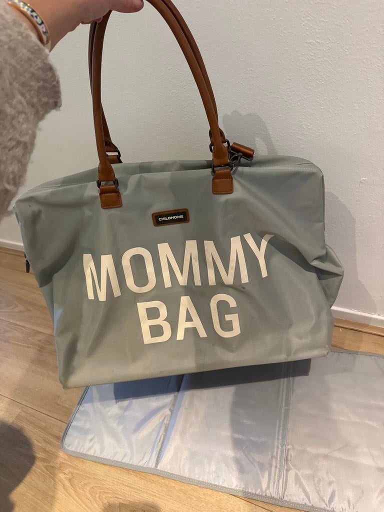 Childhome Mommy Bag + Verschoonkussen, Ophalen, Gebruikt, Schoudertas