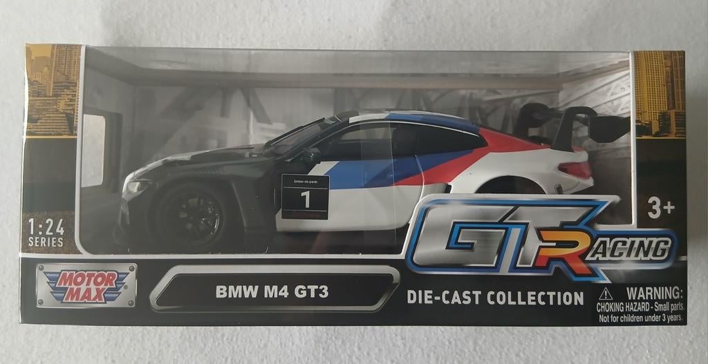 MotorMax BMW M4 GT3 - Nieuwstaat, Ophalen of Verzenden, Zo goed als nieuw, Auto, Motormax