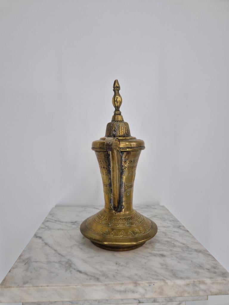 Messing Arabische Dallah | 26 cm | Decoratieve Koffiekan, Ophalen of Verzenden