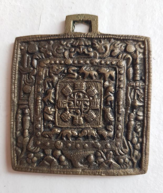 Sipaho / Luosho / Lo Shu / Gau G'au talisman amulet Tibet, Antiek en Kunst, Verzenden