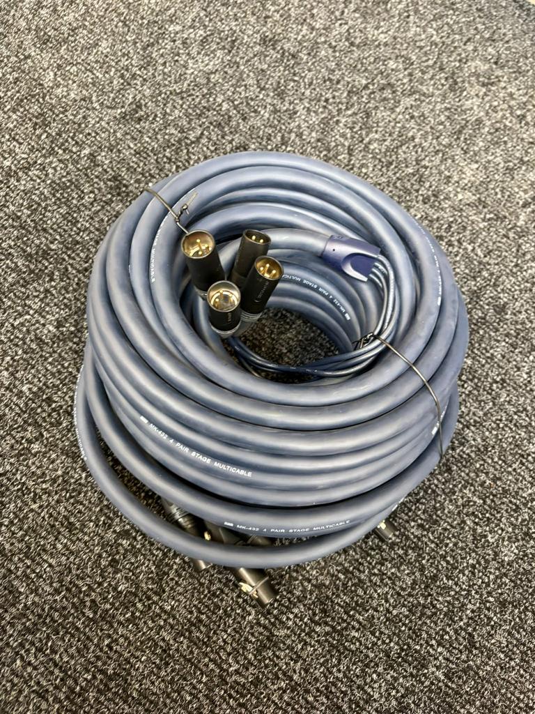 Showtec Dap xlr snake 20 mtr, Ophalen of Verzenden, Zo goed als nieuw, Rookmachine