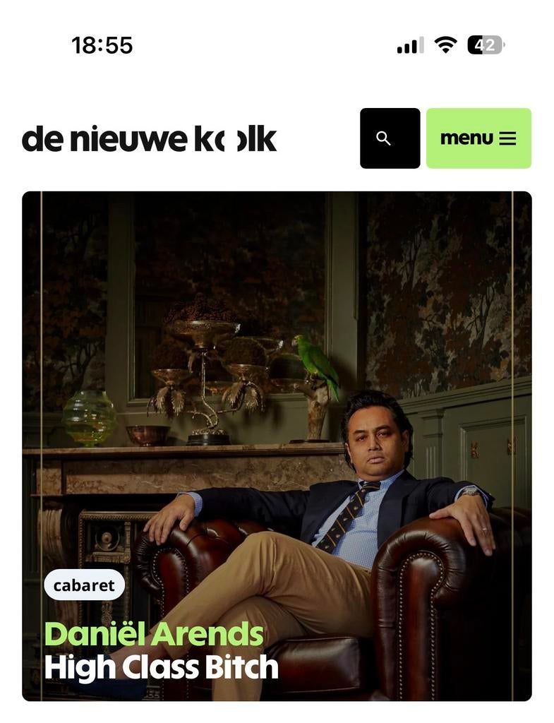 Gezocht 2 kaarten Daniel Arends 2 mei Assen, Twee personen