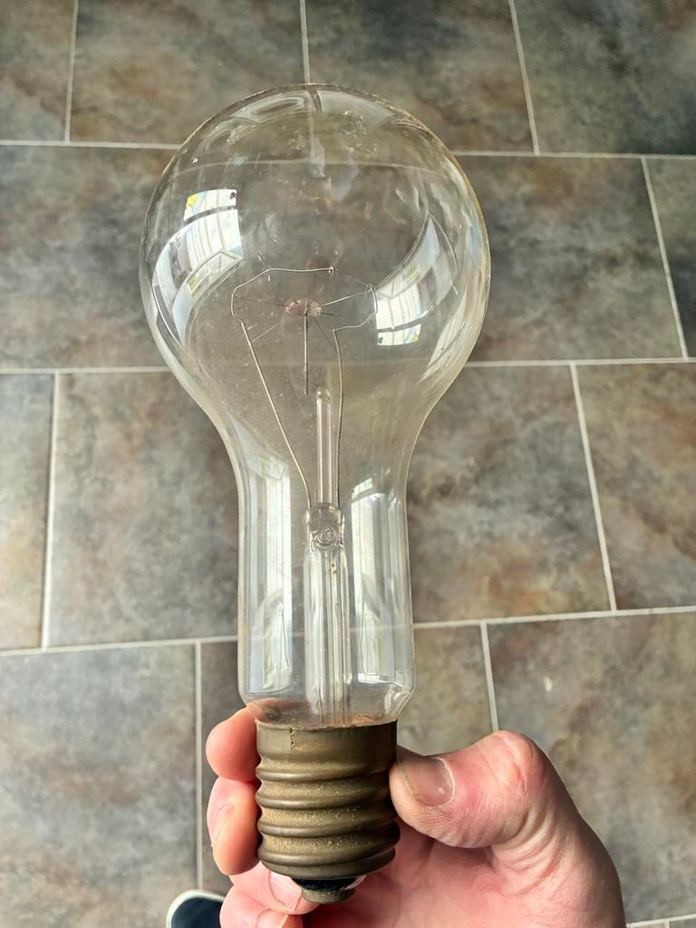 Industriële Gloeilamp E40 - Hoog Vermogen, Ophalen, Gebruikt, Gloeilamp, 60 watt of meer