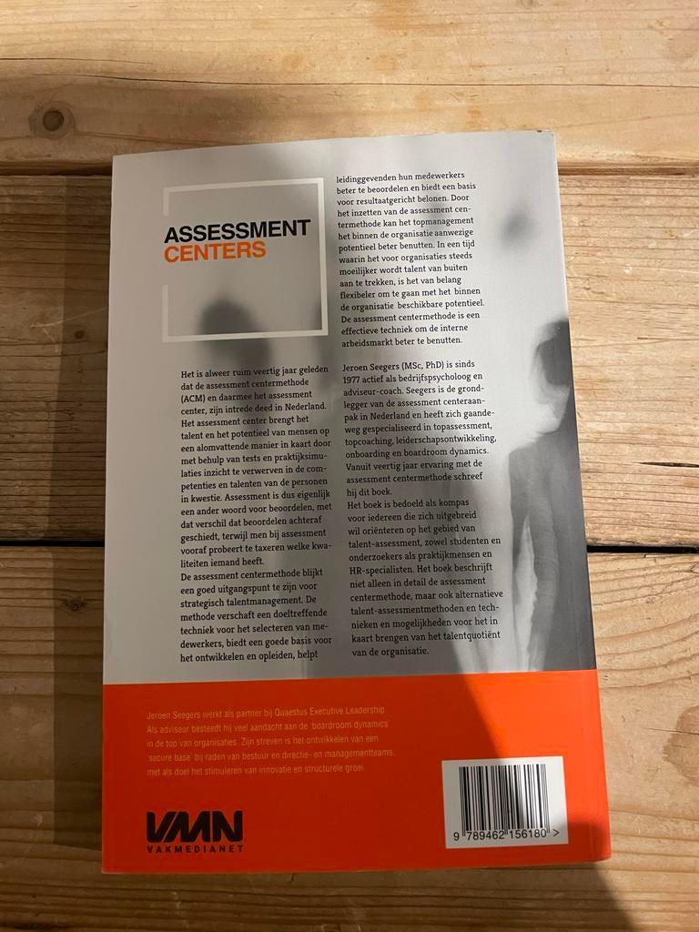Assessment Centers - Talenten van Vandaag, Boeken, Ophalen, Zo goed als nieuw, HBO