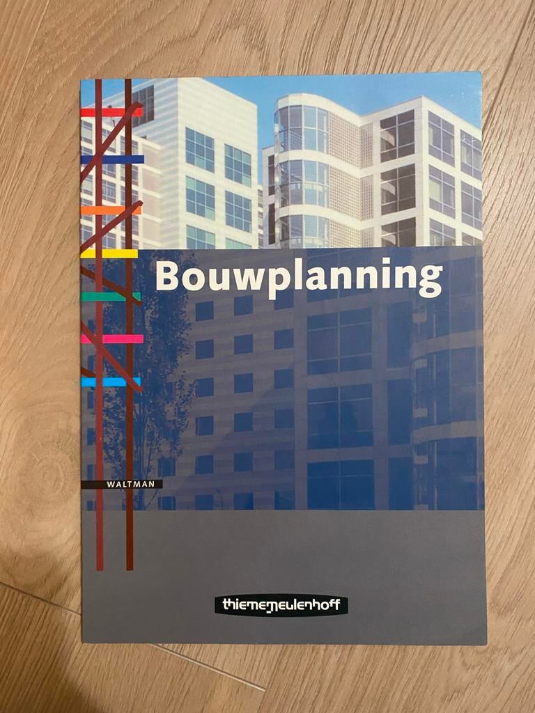 Bouwplanning - Waltman, Boeken, Ophalen of Verzenden, Gelezen, Bouwkunde