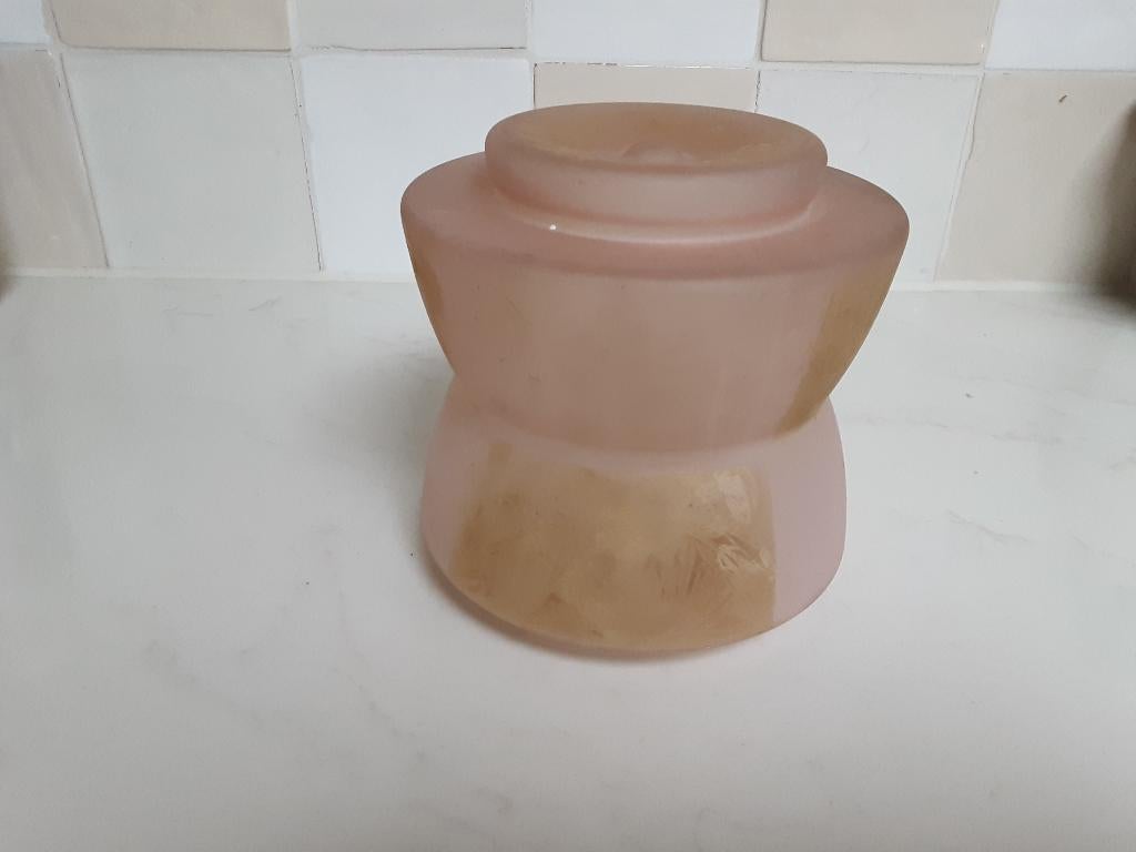 Oud Lampenkapje, Huis en Inrichting, Lampen | Lampenkappen, Gebruikt, Rond, Ophalen of Verzenden, Jaren 50