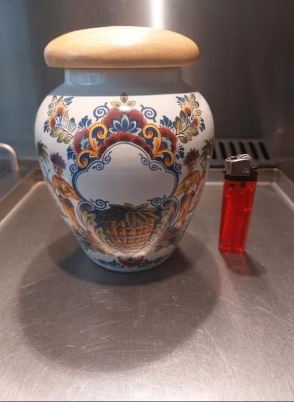 Tabakspot Delft (Delfts blauw?), Antiek en Kunst, Curiosa en Brocante, Ophalen of Verzenden