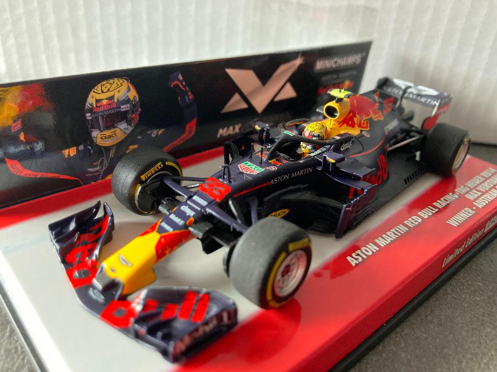 ✅ Max Verstappen 1:43 editie 37 Winner Austrian GP 2018 RB14, Ophalen of Verzenden, Nieuw, Formule 1