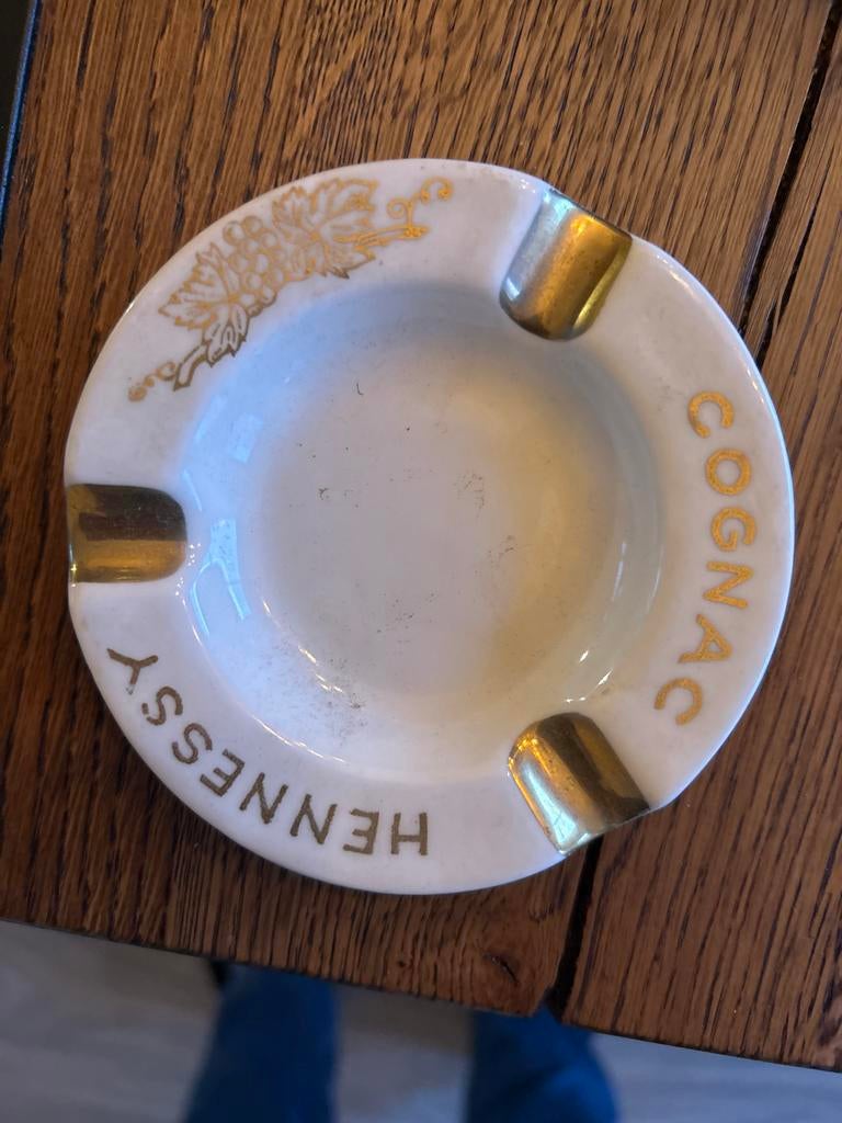 Vintage Hennessy Cognac Asbak, Verzamelen, Ophalen of Verzenden, Gebruikt, Asbak