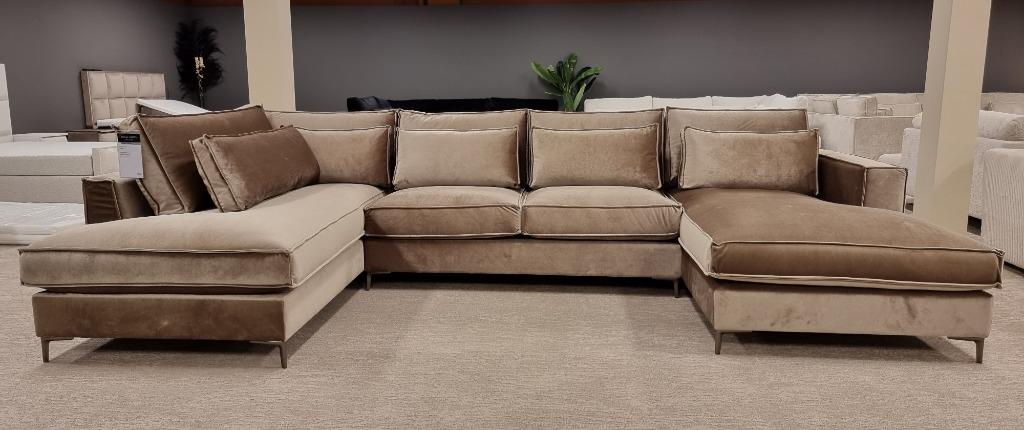 Direct ophalen| XXL Velvet U-bank lounge | Utrecht