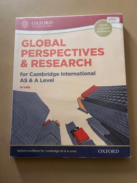 Global perspectives & research for Cambridge International, Boeken, Schoolboeken, Gelezen, VWO, Engels, Jo Lally Oxford