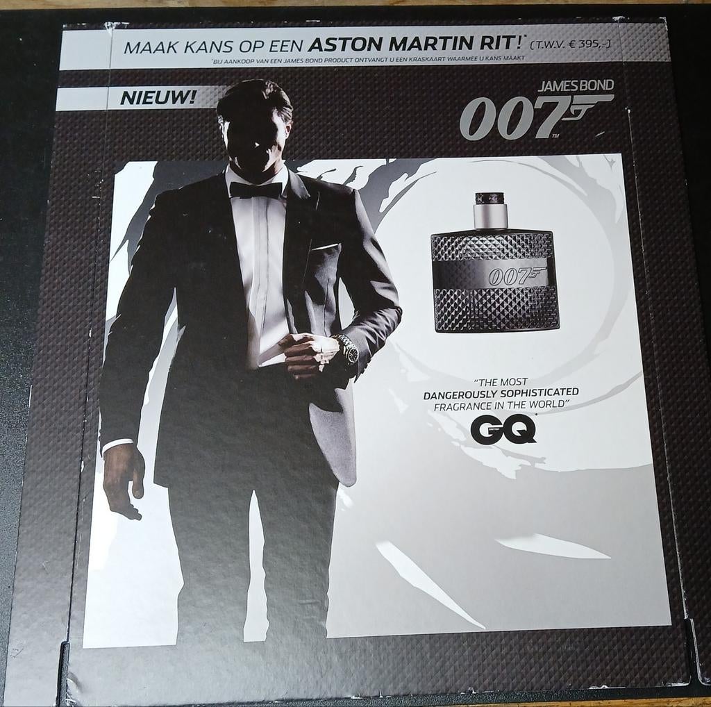Display GQ 32 x 40 cmJames Bond 007 Eau de Toilette - Nieuw!, Ophalen of Verzenden, Nieuw
