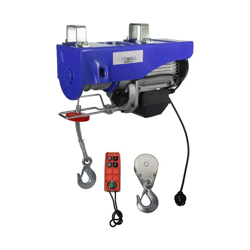 Elektrische Takel Draadloos 500 / 990kg 230V, Doe-het-zelf en Verbouw, Lieren en Takels, Ophalen, Zo goed als nieuw