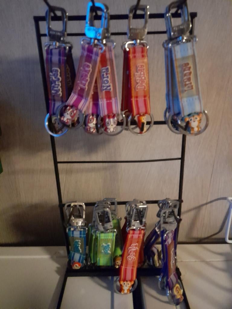 Naamsleutelhangers rekje, Ophalen of Verzenden, Zo goed als nieuw, Geen merk