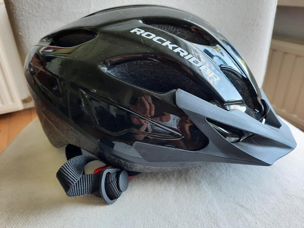 Rockrider fietshelm MTB zwart maat M, M, Ophalen of Verzenden, Zo goed als nieuw, Rockrider