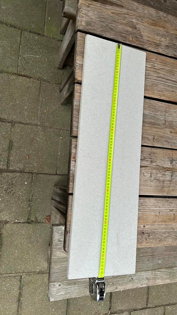 Vensterbank,composiet, natuur/ kunststeen,badkamer, Doe-het-zelf en Verbouw, Verwarming en Radiatoren, 30 tot 80 cm, Overige typen