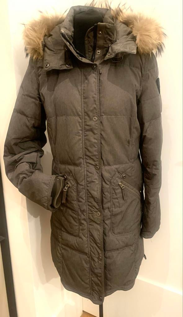 Milestone donsjas met handige details, Ophalen of Verzenden, Zo goed als nieuw, Maat 36 (S), Grijs