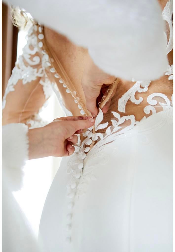 Welke bruid kan ik blij maken, Kleding | Dames, Trouwkleding en Trouwaccessoires, Ophalen of Verzenden, Zo goed als nieuw, Wit