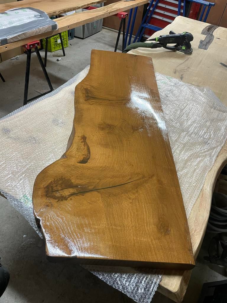 MOOI EIKEN BOOMSTAM PLANKEN OPMAAT!, Huis en Inrichting, Ophalen of Verzenden, Zo goed als nieuw