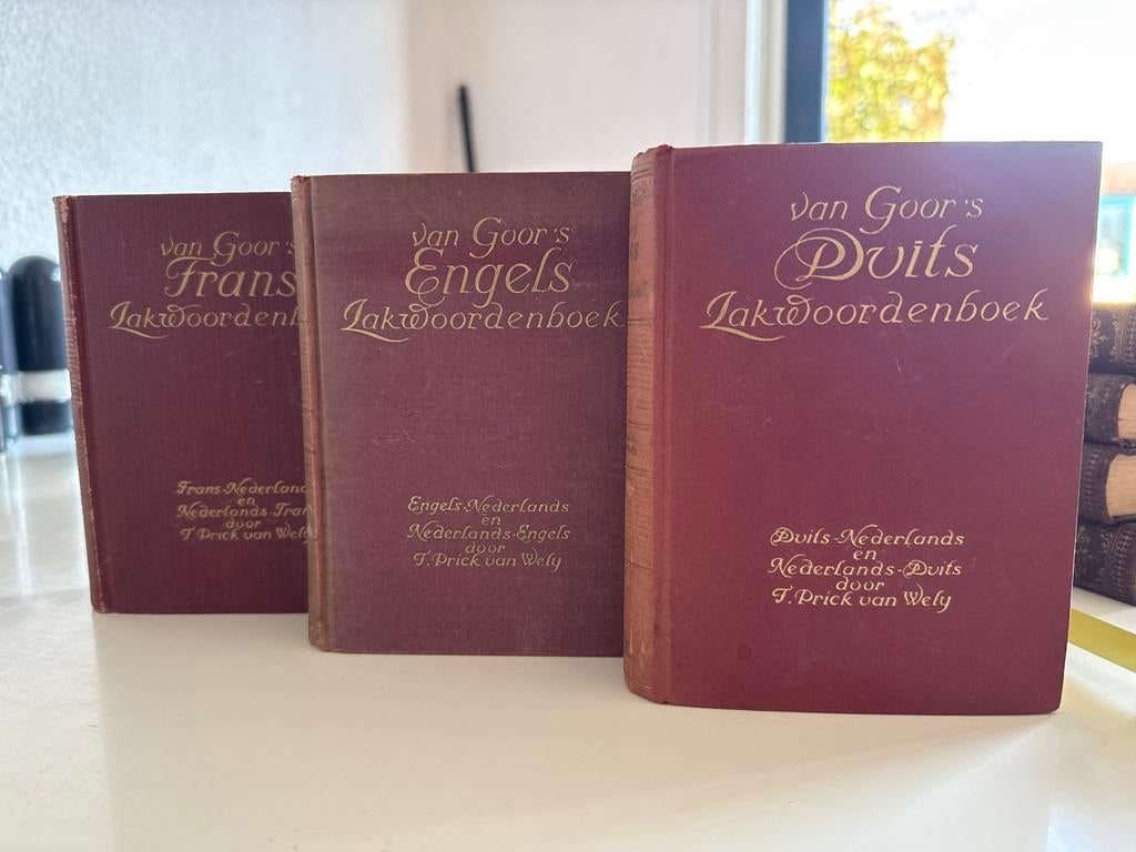 Van Goor's Woordenboeken - Frans, Engels, Duits, Boeken, Woordenboeken, Gelezen, Nederlands, Overige uitgevers, Ophalen of Verzenden