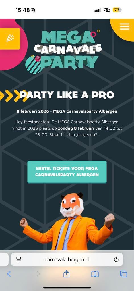 ZOEKEND TICKET CARNAVAL, Tickets en Kaartjes, Twee personen