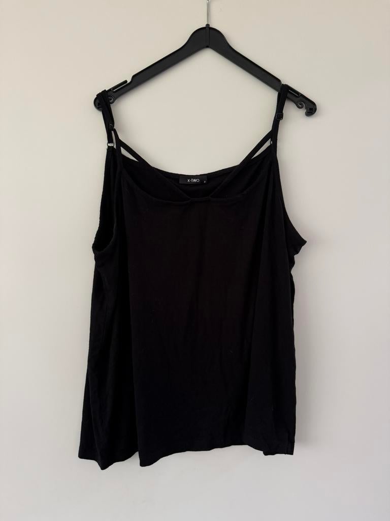 spaghetti top x-two, Zwart, Maat 42/44 (L), Ophalen of Verzenden, Zo goed als nieuw