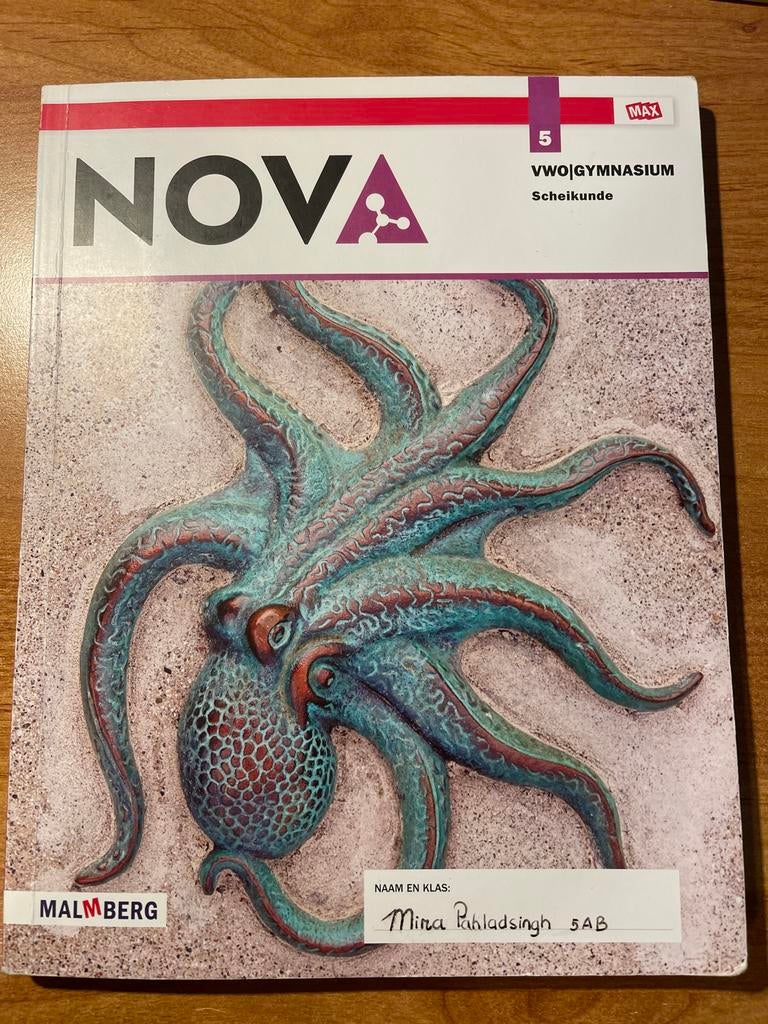 Nova Scheikunde VWO 5, Gelezen, VWO, Scheikunde, Malmberg