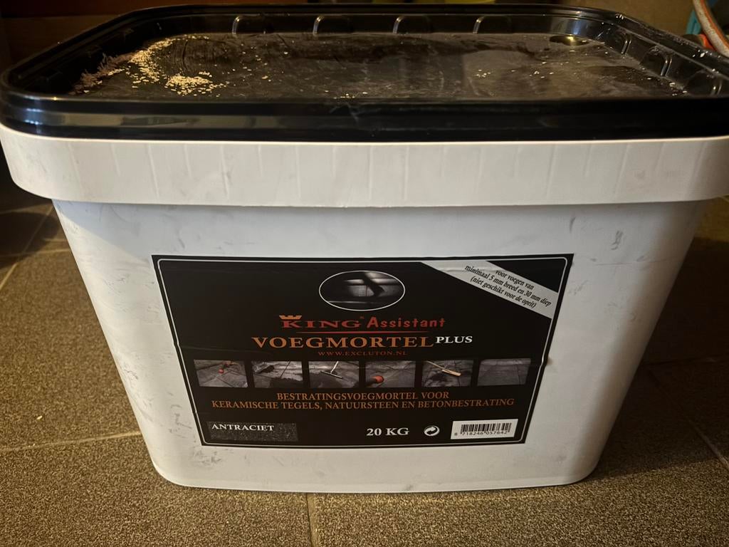 King assistant bestratingsvoegmortel ongeopend, Ophalen of Verzenden, Nieuw