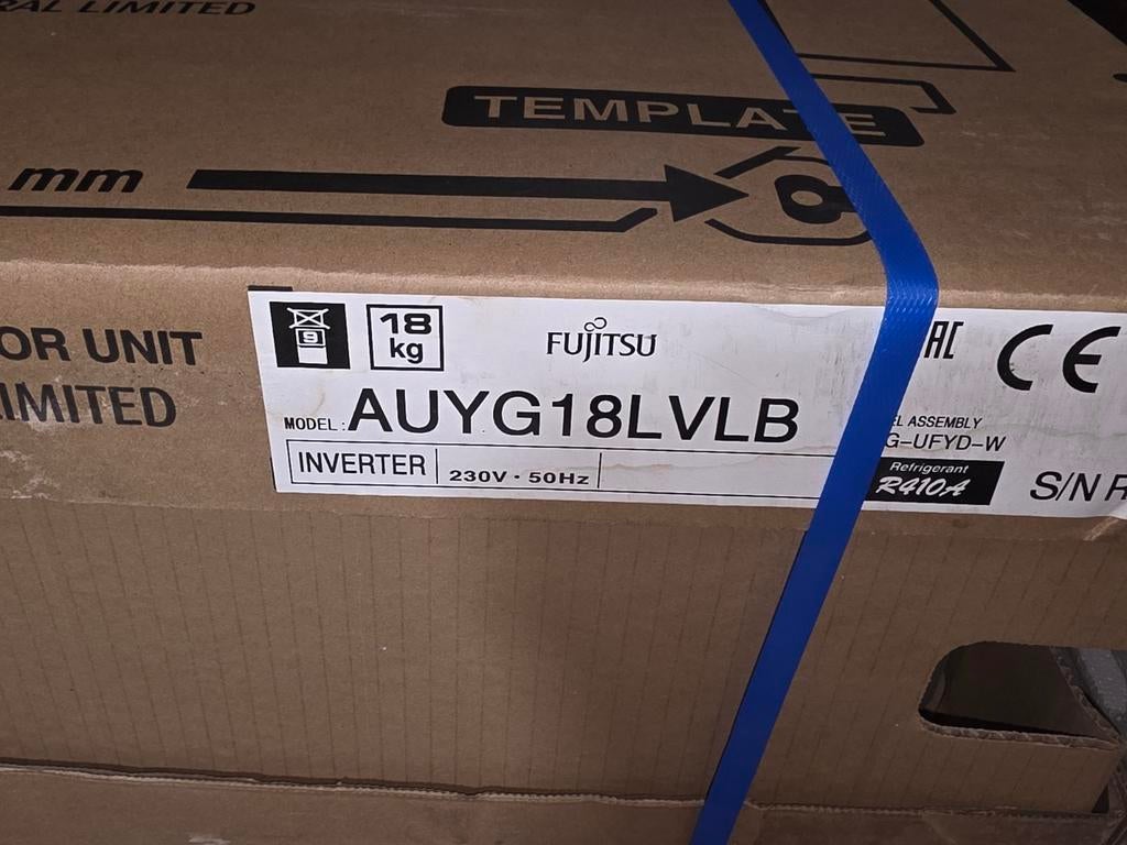 5,2 kW Fujitsu cassette airco warmtepomp inverter NIEUW, Koelen en Ontvochtigen, Timer, 3 snelheden of meer, Ophalen of Verzenden