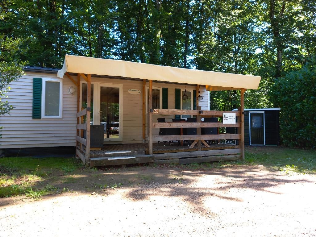 Te Koop: 5 pers. stacaravan in Dordogne (verhuur mogelijk), Vakantie, Vakantiehuizen | Frankrijk, 5 personen, 2 slaapkamers, Recreatiepark