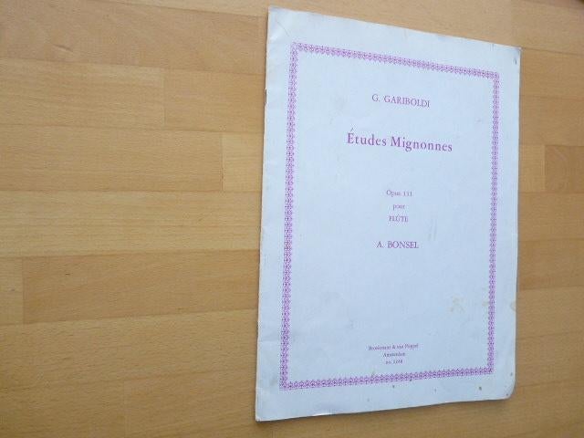 Etudes Mignonnes G, Gariboldi, Opus 131 pour flute, Dwarsfluit of Piccolo, Klassiek, Ophalen of Verzenden, Zo goed als nieuw