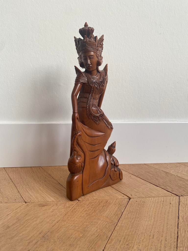Indonesische/javaanse houtsnijwerk, Antiek en Kunst, Kunst | Beelden en Houtsnijwerken, Ophalen of Verzenden