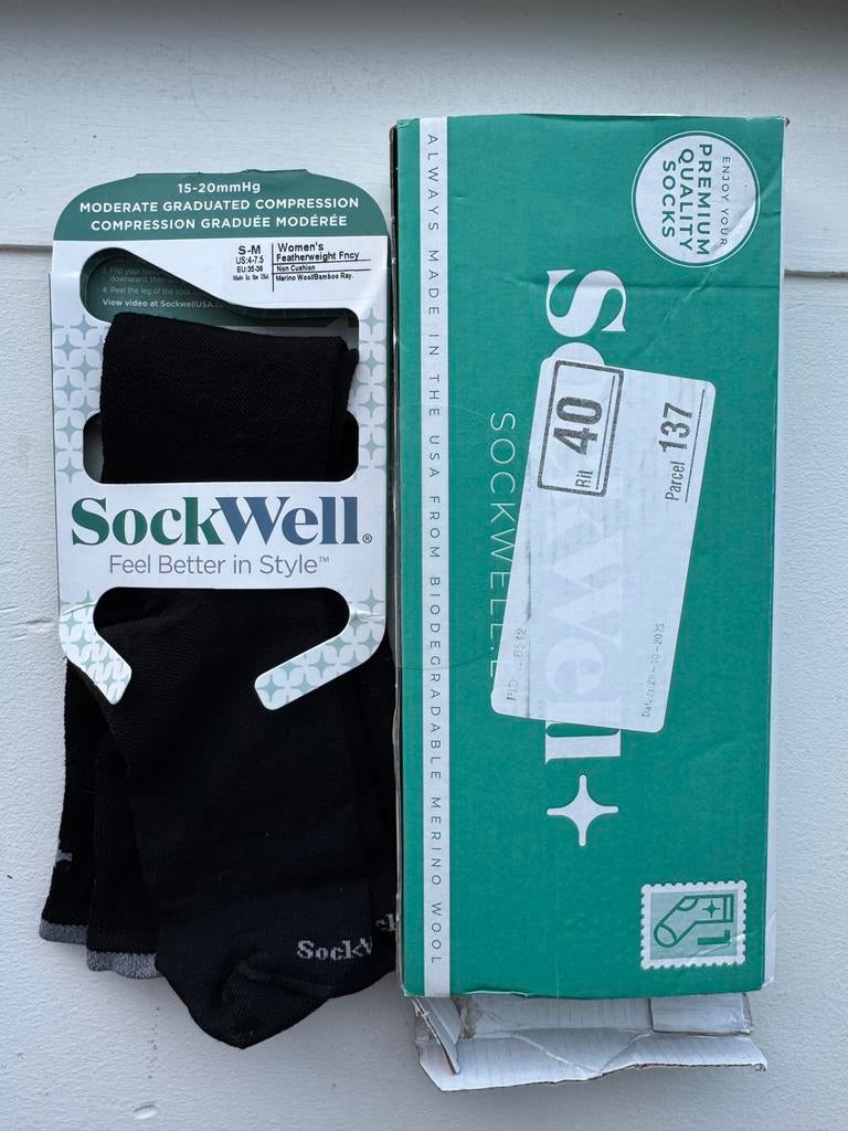 Sockwell compressiesokken compression socks, Sokken en Kniesokken, Zwart, Maat 35 t/m 38, Nieuw