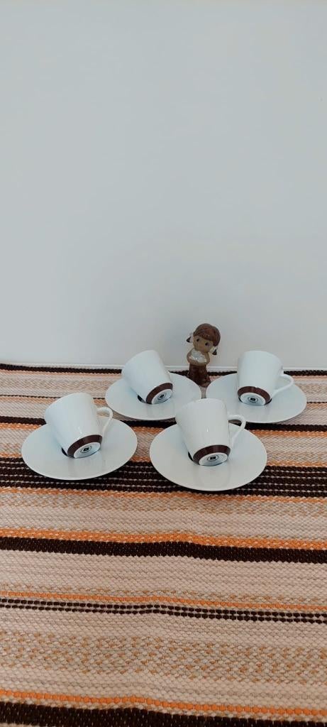 Set 4 koffie kopjes Nespresso “Andrée Putman” design, Huis en Inrichting, Keuken | Servies, Ophalen of Verzenden, Overige stijlen