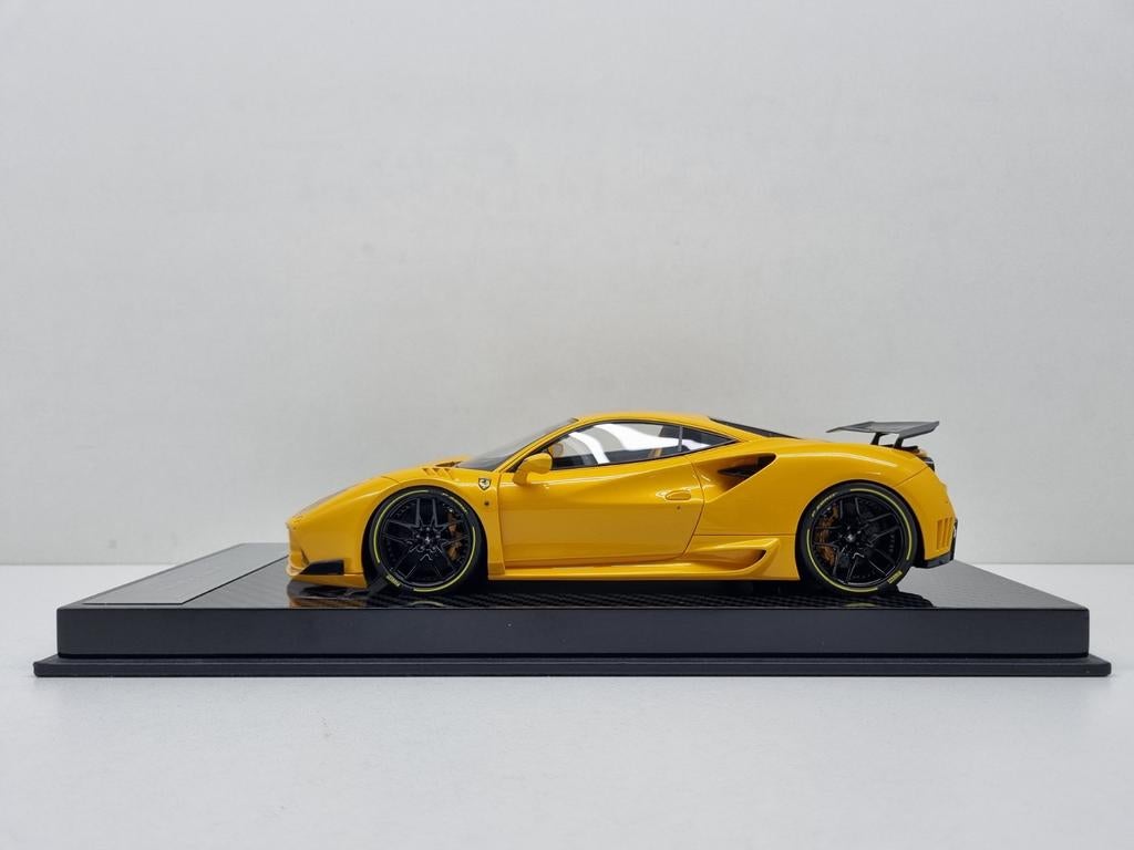 CE Model Ferrari 488 GTB Novitec N-Largo 1/20 1:18 Nieuw, Ophalen of Verzenden, Nieuw, Auto