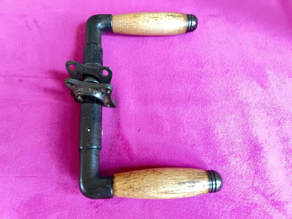 Gietijzeren oude deurklinken, deurkrukken, vrij en bezet, Ophalen of Verzenden