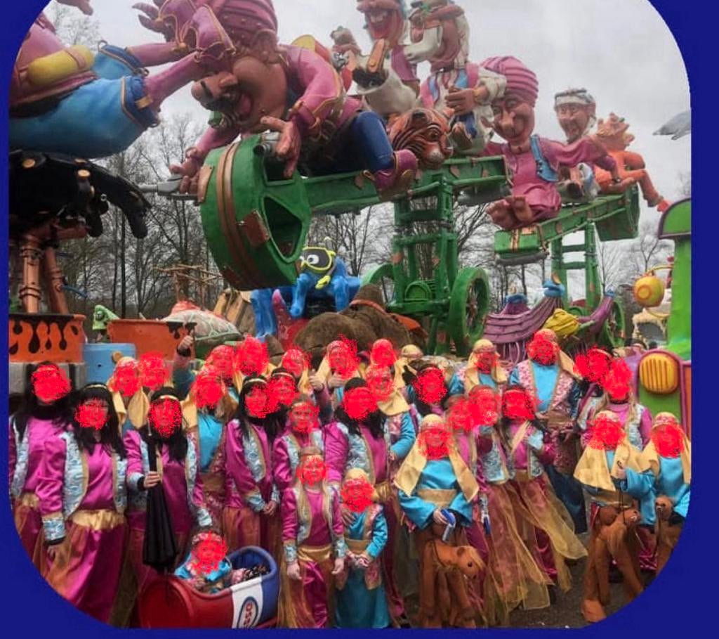 Loopgroep carnaval, Ophalen, Carnaval, Overige maten, Kleding