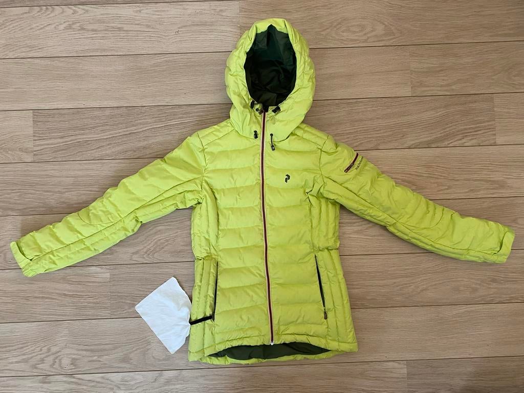 Peak Performance ski jack lime groen  - Maat S, Ophalen of Verzenden, Gedragen