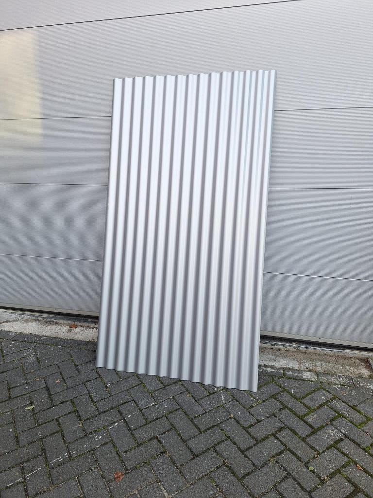 golfplaat, golfplaten, dakplaat, damwand zilvergrijs, Ophalen, Nieuw, Overige materialen, Minder dan 20 mm