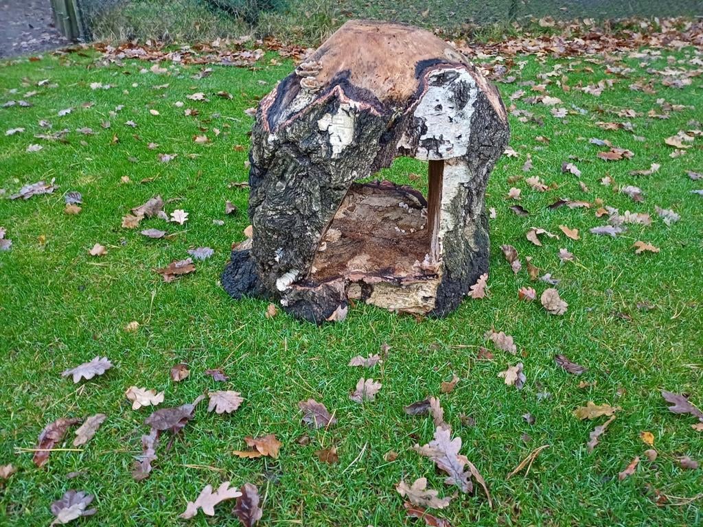 Vogelvoederhuis, Ophalen