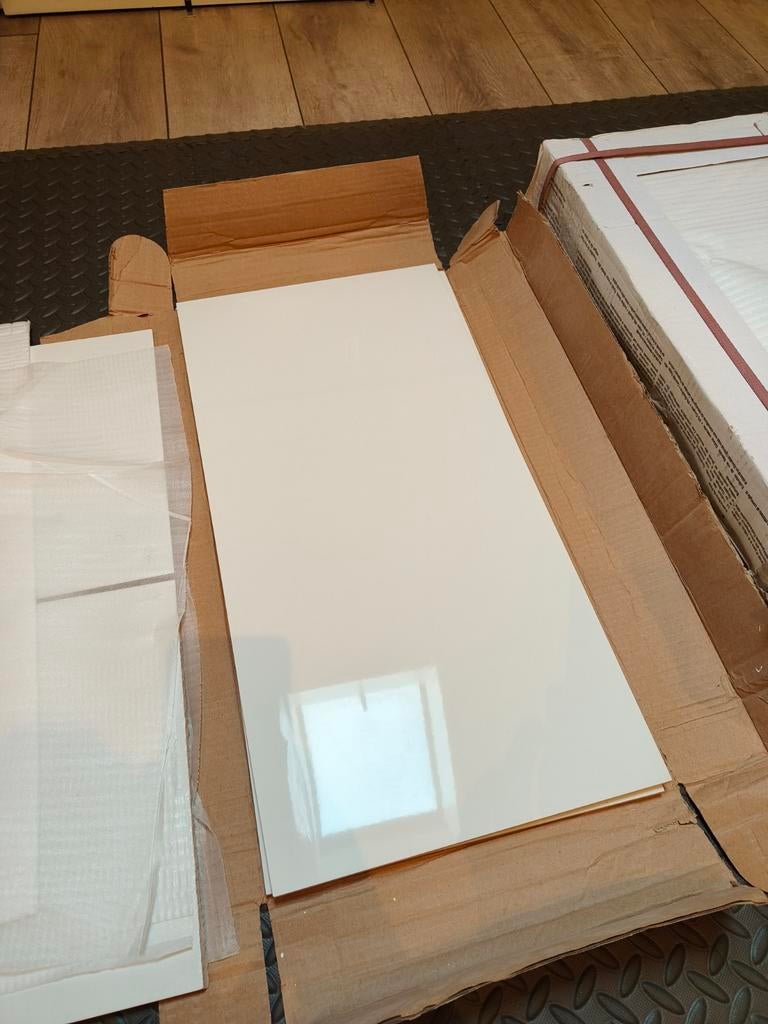 Grandeur white Wandtegels 30x60 wit glanzend gerectificeerd, Ophalen, 40 tot 60 cm, Nieuw, 20 tot 40 cm