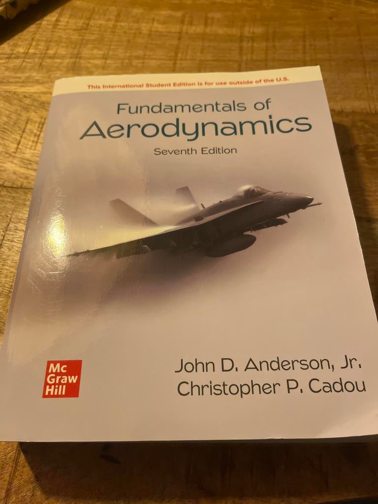 Fundamentals of Aerodynamics - 7th Edition, Ophalen of Verzenden, Beta, Gelezen, HBO