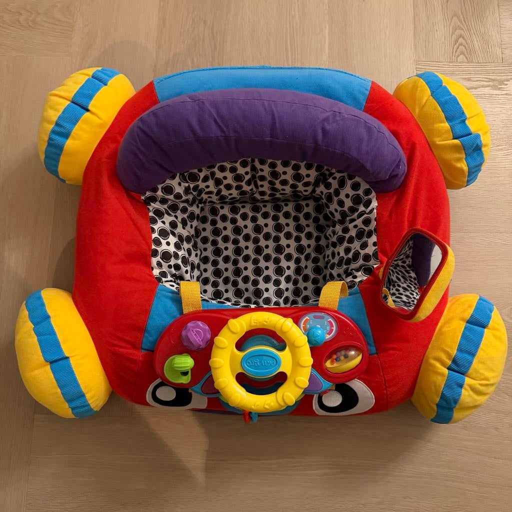 Playgro Comfy Car zitkussen, Kinderen en Baby's, Speelgoed | Babyspeelgoed, Ophalen, Zo goed als nieuw, Auto, Met geluid