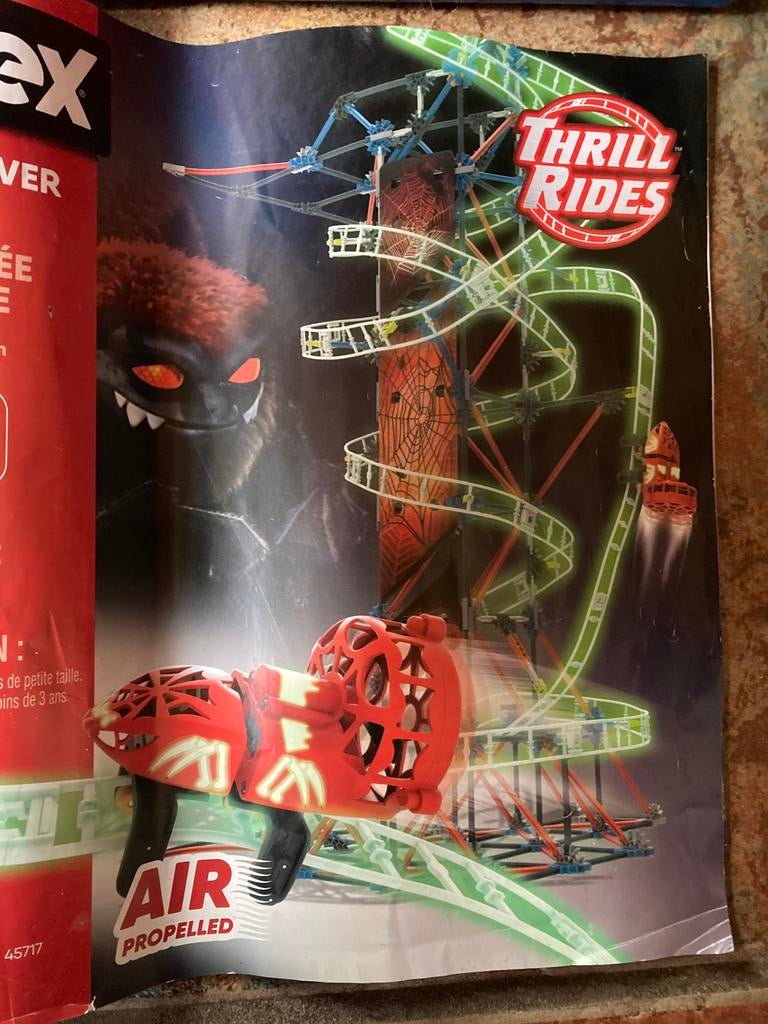 Knex 8 baan glow in the dark, Kinderen en Baby's, Speelgoed | Educatief en Creatief, Ophalen of Verzenden, Zo goed als nieuw, Bouwen