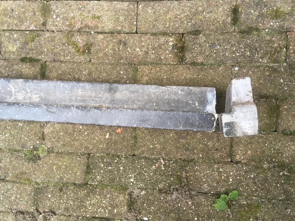 blauw stenen dorpel gebroken deur natuursteen, Doe-het-zelf en Verbouw, Ophalen