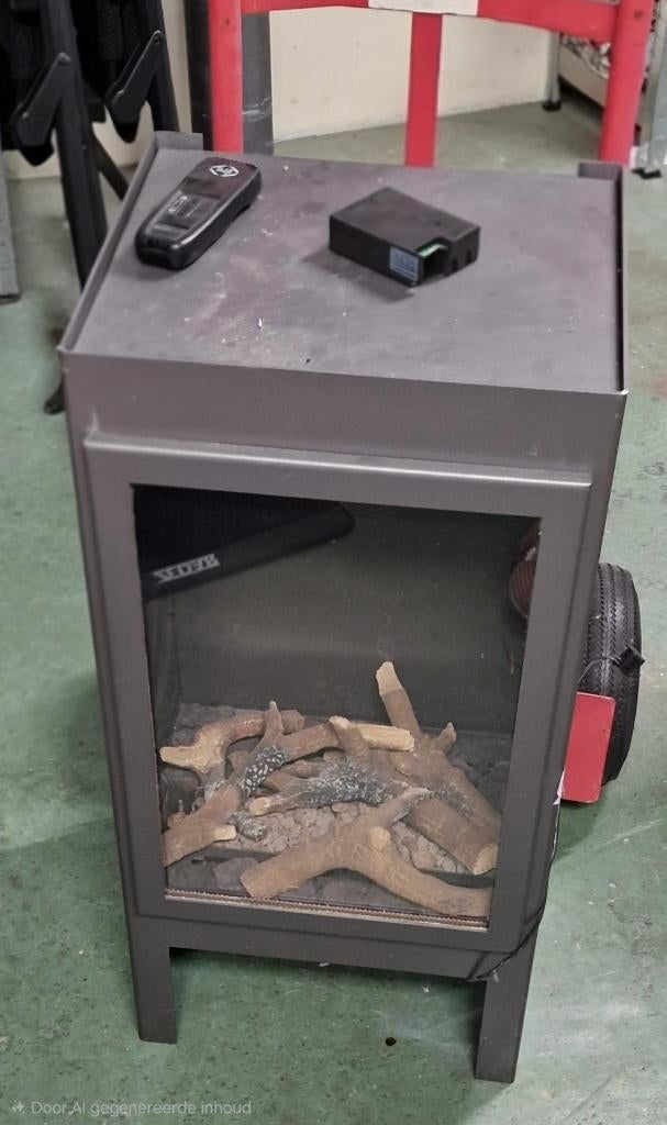 Dru gashaard, Ophalen, Gebruikt, Vrijstaande haard, Gashaard