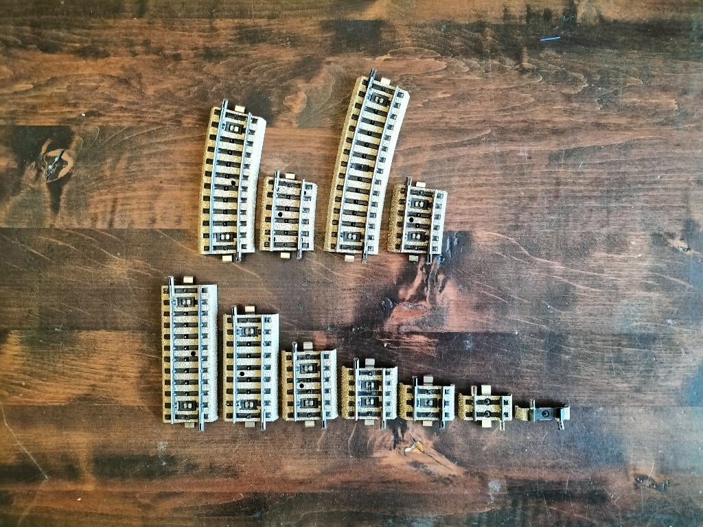 Marklin HO M rails passtuk koppelstuk 5107 5108 5102 5205, Wisselstroom, Gebruikt, Rails, Ophalen of Verzenden