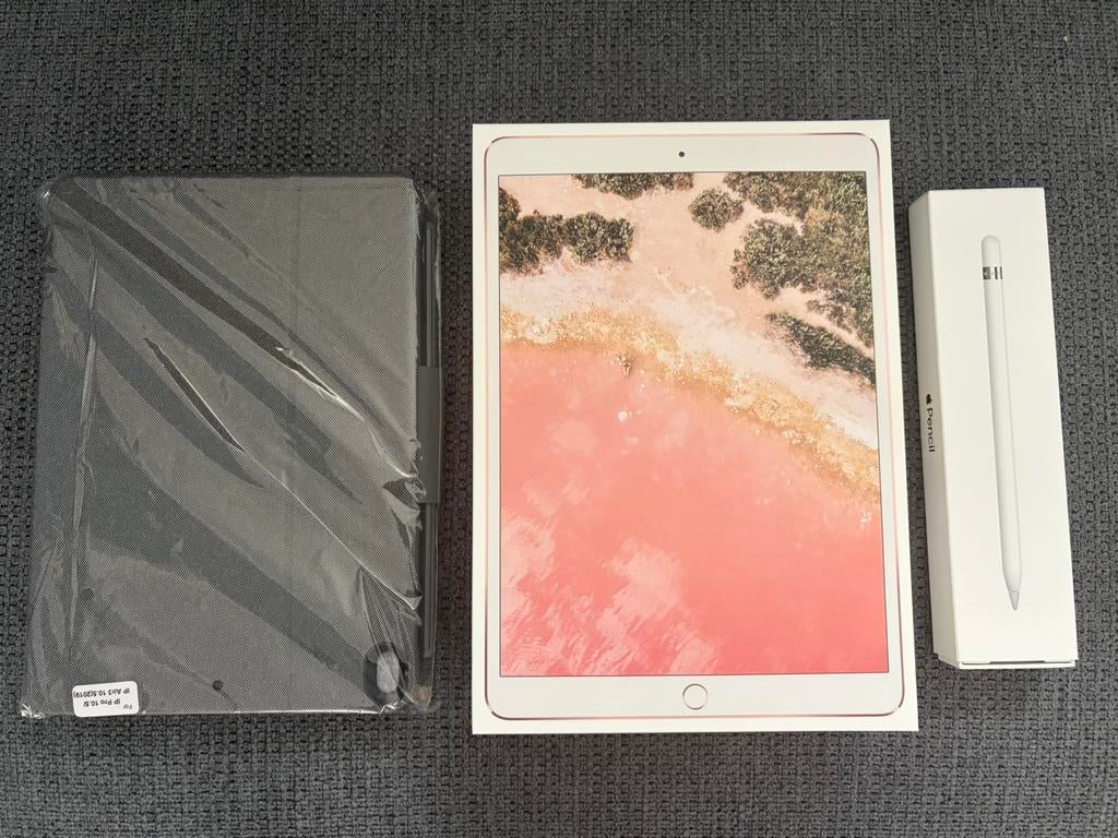 iPad Pro 10.5” 512GB WiFi/Cellular - incl. Pencil/keyboard, Computers en Software, Apple iPads, 10 inch, Rose Goud, Gebruikt, Apple iPad